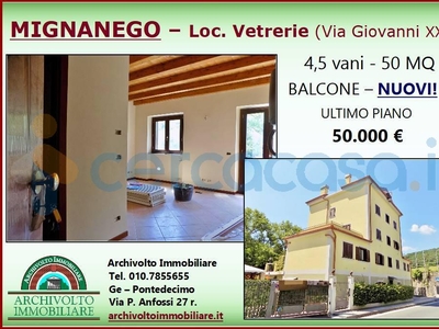 Appartamento Bilocale di nuova costruzione, in vendita in Via Giovanni Xxiii 23, Mignanego