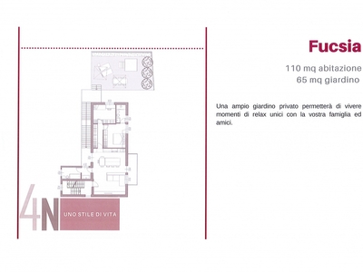 APPARTAMENTO di 3 vani e di 110 mq (ROTTOFRENO - SAN NICOLO) rif. CSN3707