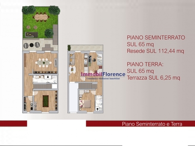 APPARTAMENTO di 5 vani e di 130 mq (FIRENZE) rif. FI465APPTS_1