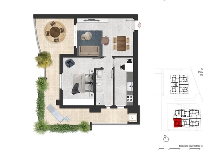 Bilocale in Via Villa di Faonte, Roma, 1 bagno, 72 m², 3° piano