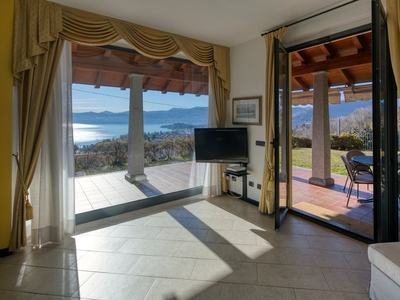 Amazing Charming Stone Villa With Terrace, Garden And Panoramic Views On Lake Maggiore