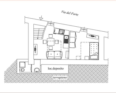 Appartamento in in vendita da privato a Paliano via del Forte