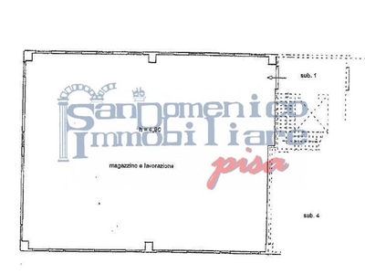Capannone in Affitto a Pisa, 1'700€, 320 m²