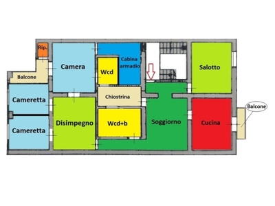 Appartamento in Via Antonio Marinuzzi, Palermo, 2 bagni, 173 m²
