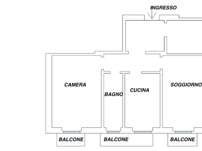 Bilocale in Via Paolo Sarpi, Milano, 1 bagno, 80 m², 1° piano