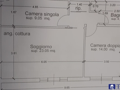 Trilocale in VIA MONTIA, Carrara, 1 bagno, posto auto, 75 m²