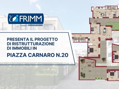 Trilocale in Piazza Carnaro, Roma, 1 bagno, 72 m², 1° piano, ascensore