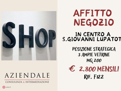 Negozio/Locale commerciale in Affitto in Piazza Umberto I a San Giovanni Lupatoto