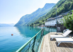 Appartamento con terrazza, piscina e wifi vicino al Lago d'Iseo