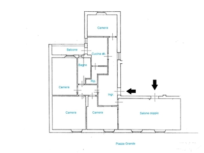 Appartamento a Livorno, 6 locali, 1 bagno, 150 m², 4° piano, ascensore