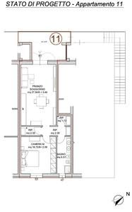 Trilocale a Campiglia Marittima, 1 bagno, posto auto, 57 m², 1° piano