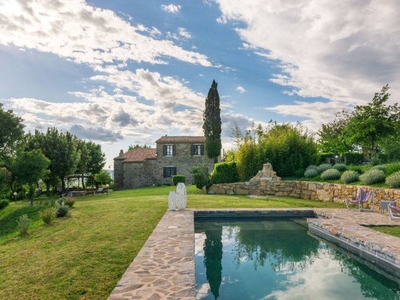 Casale con terrazza, piscina e barbecue + vista panoramica