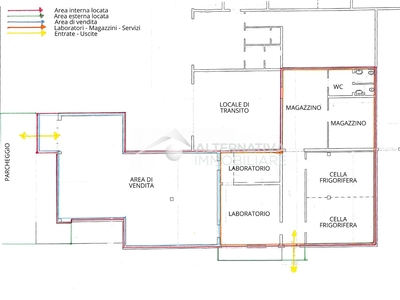 Locale commerciale ristrutturata, San Giuliano Terme mezzana