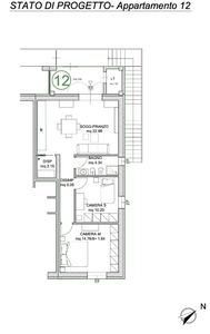 Trilocale a Campiglia Marittima, 1 bagno, 60 m², 1° piano in vendita