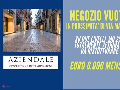 Negozio/Locale commerciale in Affitto in Via MAZZINI a Verona