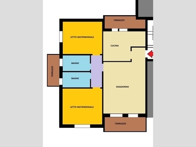 Appartamento in Affitto a Rovigo, 600€, 100 m², arredato, con Box