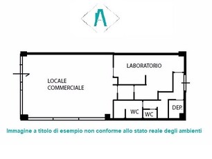 Attività commerciale in Vendita a Biella, 81'949€, 549 m²