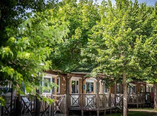 Casa mobile con aria condizionata, internet e terrazza con vista sul mare