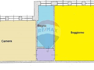 Trilocale in Vendita a Ancona, zona Semicentro, 105'000€, 60 m², arredato