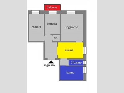 Appartamento in Vendita a Genova, zona Principe, 79'000€, 95 m²