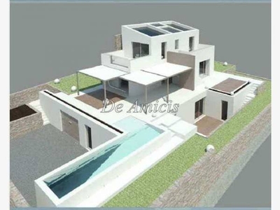 Loano vendita villa in costruzione con piscina e vista mare