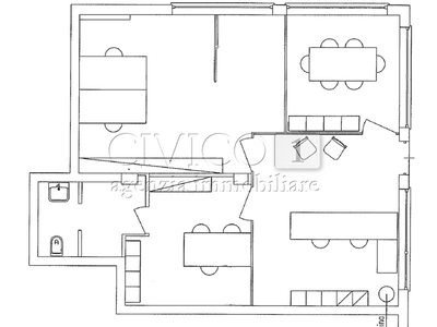 Immobile commerciale in Affitto a Vicenza, zona Torri di Quartesolo, 900€, 85 m², arredato
