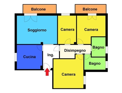 Appartamento in vendita a Castenaso via XXV Aprile