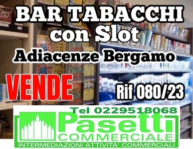 BAR TABACCHI CON SALA SLOT adiacenze Bergamo