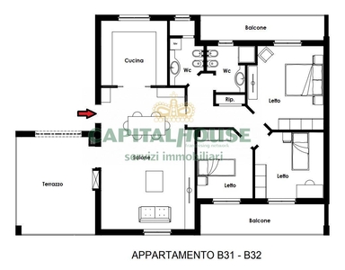 Quadrilocale con terrazzo a Casamarciano