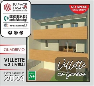 Villa a schiera in Via Piantito in zona Quadrivio Basso a Campagna