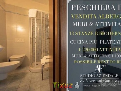 Albergo a peschiera dg 700 mq 13 stanze