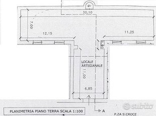 Cave, in zona centralissima ampio locale