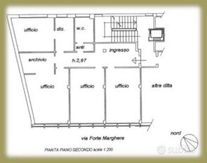 Ufficio di 118mq via forte marghera