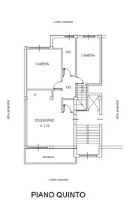 Appartamento in Via Mozambico, Grosseto, 5 locali, 1 bagno, 78 m²