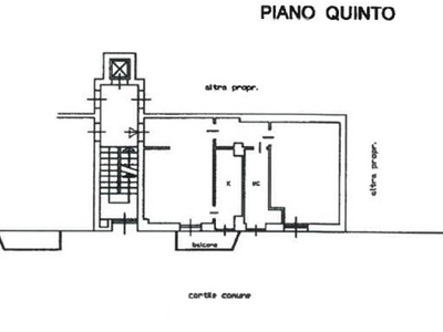 Quadrilocale in Vendita a Milano, 107'250€, 64 m²