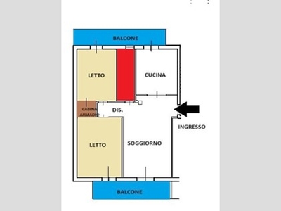 Trilocale in Vendita a Bari, 258'000€, 109 m²