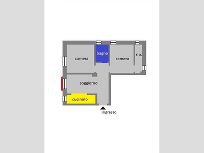 Appartamento in Vendita a Genova, zona Principe, 47'000€, 70 m²