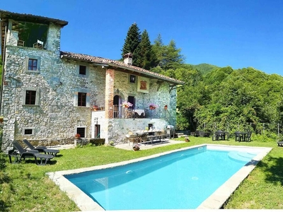 Maniero con piscina privata e giardino recintato a 8 km da Castelnuovo di Garfagnana