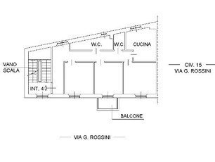 Appartamento in Vendita a Genova, 34'796€, 63 m²