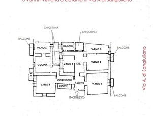 Appartamento in Vendita a Catania, zona centro storico, 215'000€, 225 m²