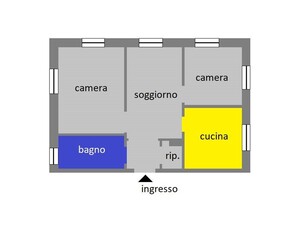 Appartamento in Vendita a Genova, zona San Teodoro, 89'000€, 68 m²