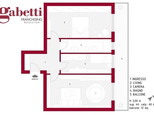 Bilocale in Vendita a Napoli, 170'000€, 60 m²