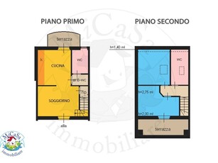 Quadrilocale in Vendita a Pisa, zona 1 TIRRENIA, 280'000€, 71 m²