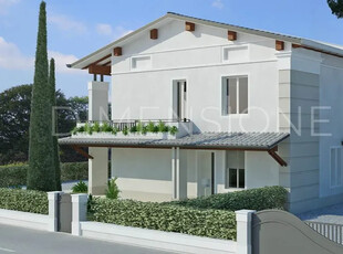 Villa singola nuovo con giardino privato di mq. 80 e con garage