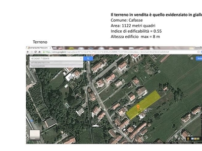 Terreno Edificabile Residenziale in vendita a Cafasse, Via Torino 45