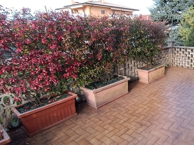 Udine semicentro bicamere in bifamiliare con giardino , box e terrazzo grande