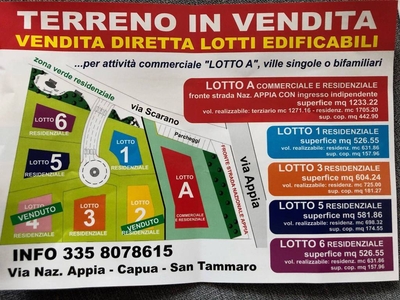 Terreno Residenziale in vendita a Capua via San Tammaro, ss7bi
