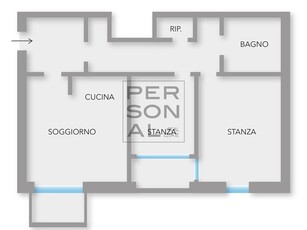 Monolocale in Vendita a Trento, 187'000€, 1 m², arredato