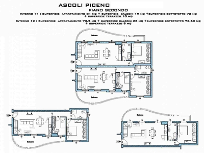 Appartamento con terrazzo, Ascoli Piceno porta maggiore