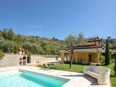Villa with garden, pool & panoramic terrace-Villa Lunense